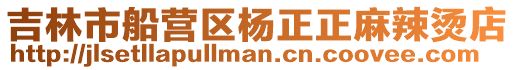 吉林市船營區(qū)楊正正麻辣燙店