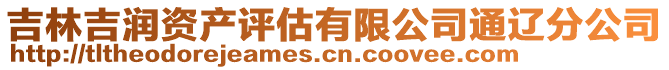 吉林吉潤(rùn)資產(chǎn)評(píng)估有限公司通遼分公司