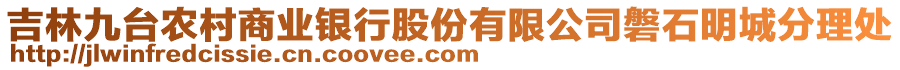 吉林九臺(tái)農(nóng)村商業(yè)銀行股份有限公司磐石明城分理處