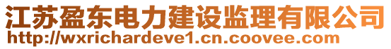 江蘇盈東電力建設(shè)監(jiān)理有限公司