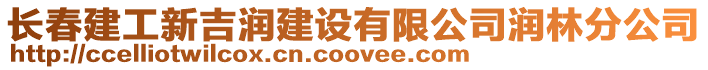 長春建工新吉潤建設有限公司潤林分公司