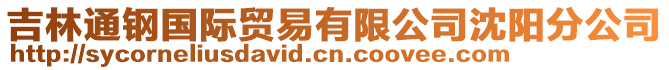 吉林通鋼國際貿易有限公司沈陽分公司