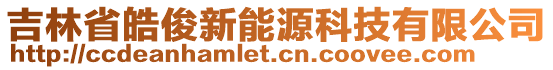 吉林省皓俊新能源科技有限公司