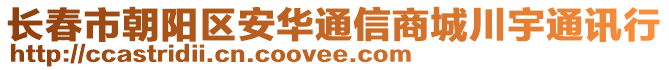 長(zhǎng)春市朝陽(yáng)區(qū)安華通信商城川宇通訊行