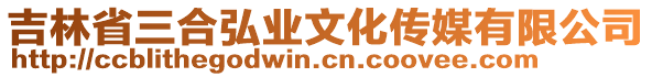 吉林省三合弘業(yè)文化傳媒有限公司