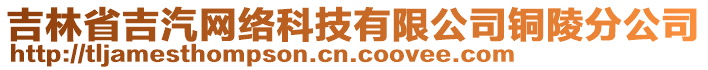 吉林省吉汽網(wǎng)絡(luò)科技有限公司銅陵分公司