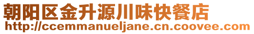朝陽區(qū)金升源川味快餐店