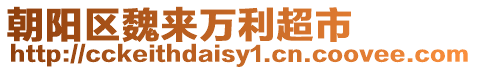 朝陽區魏來萬利超市