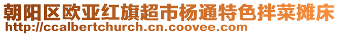 朝陽(yáng)區(qū)歐亞紅旗超市楊通特色拌菜攤床