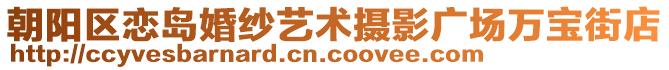 朝陽(yáng)區(qū)戀島婚紗藝術(shù)攝影廣場(chǎng)萬寶街店