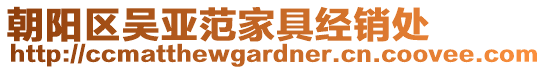 朝陽區(qū)吳亞范家具經(jīng)銷處