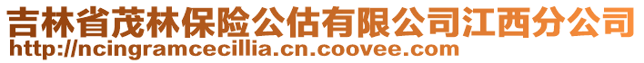 吉林省茂林保險(xiǎn)公估有限公司江西分公司