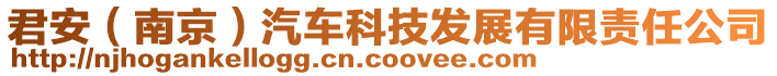 君安（南京）汽車科技發(fā)展有限責(zé)任公司