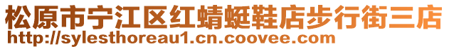 松原市寧江區(qū)紅蜻蜓鞋店步行街三店