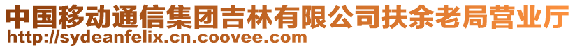 中國移動通信集團吉林有限公司扶余老局營業(yè)廳