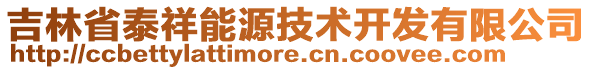 吉林省泰祥能源技術(shù)開發(fā)有限公司