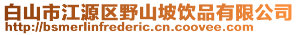 白山市江源區(qū)野山坡飲品有限公司