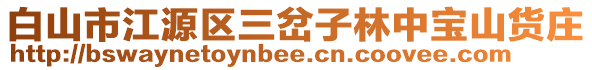 白山市江源區(qū)三岔子林中寶山貨莊