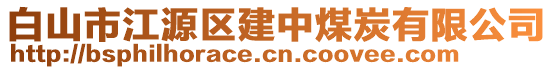 白山市江源區(qū)建中煤炭有限公司