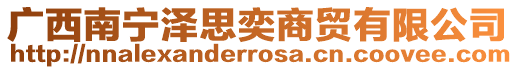 廣西南寧澤思奕商貿(mào)有限公司