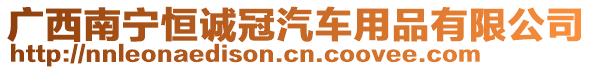 廣西南寧恒誠冠汽車用品有限公司