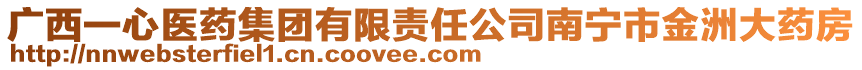 廣西一心醫(yī)藥集團(tuán)有限責(zé)任公司南寧市金洲大藥房