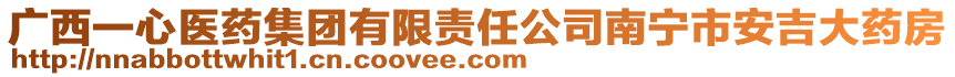 廣西一心醫(yī)藥集團(tuán)有限責(zé)任公司南寧市安吉大藥房