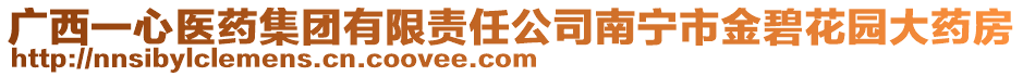 廣西一心醫(yī)藥集團(tuán)有限責(zé)任公司南寧市金碧花園大藥房