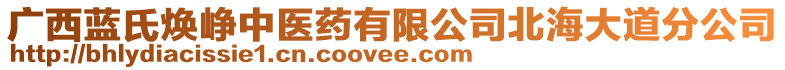 廣西藍(lán)氏煥崢中醫(yī)藥有限公司北海大道分公司