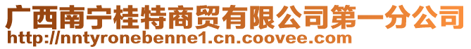 廣西南寧桂特商貿(mào)有限公司第一分公司