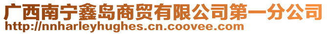 廣西南寧鑫島商貿有限公司第一分公司