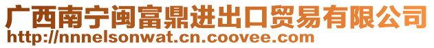 廣西南寧閩富鼎進(jìn)出口貿(mào)易有限公司
