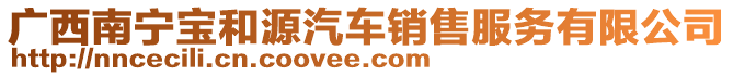 廣西南寧寶和源汽車銷售服務有限公司