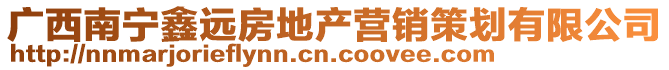 廣西南寧鑫遠(yuǎn)房地產(chǎn)營(yíng)銷策劃有限公司