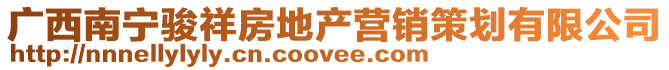 廣西南寧駿祥房地產營銷策劃有限公司