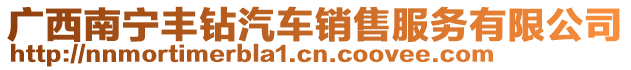 廣西南寧豐鉆汽車銷售服務有限公司
