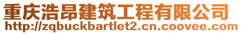 重慶浩昂建筑工程有限公司