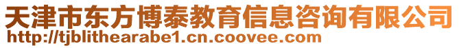 天津市東方博泰教育信息咨詢(xún)有限公司