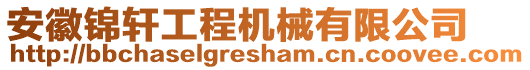 安徽錦軒工程機械有限公司