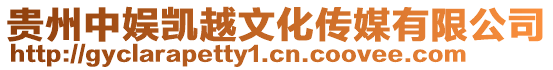 貴州中娛凱越文化傳媒有限公司