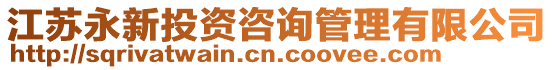 江蘇永新投資咨詢管理有限公司