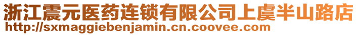 浙江震元醫(yī)藥連鎖有限公司上虞半山路店