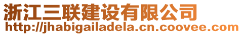 浙江三聯(lián)建設(shè)有限公司