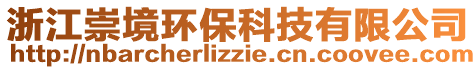 浙江崇境環(huán)保科技有限公司