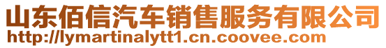 山東佰信汽車銷售服務(wù)有限公司