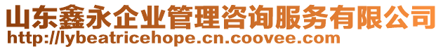 山東鑫永企業(yè)管理咨詢服務(wù)有限公司