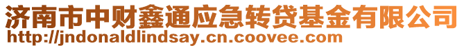 济南市中财鑫通应急转贷基金有限公司