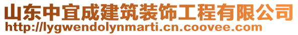 山東中宜成建筑裝飾工程有限公司