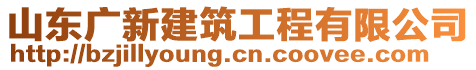 山東廣新建筑工程有限公司