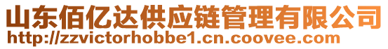 山東佰億達(dá)供應(yīng)鏈管理有限公司